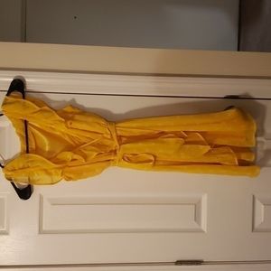 Forever21 Yellow Polka Dot Dress